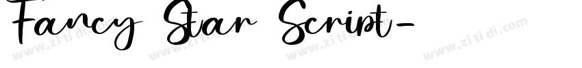 Fancy Star Script字体转换